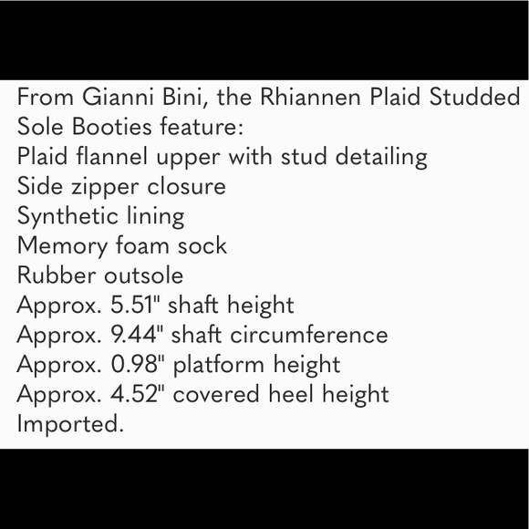 Gianni Bini stud ankle bootie. 
BLACK FRIDAY DEALS CHECK OUT MY CLOSET - Picture 6 of 6